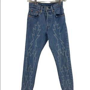 Levi’s Premium 501 Skinny High Rise Jeans